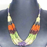 Load image into Gallery viewer, Beaded Gemstone Necklace | Colorful Bead Necklace for Women