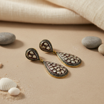 Load image into Gallery viewer, gold plating Teardrop Diamond Earrings | Women's Dangle Jewelry