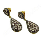 Load image into Gallery viewer, gold plating Teardrop Diamond Earrings | Women's Dangle Jewelry