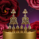 Load image into Gallery viewer, Gold Teardrop Dangle Earrings | Vintage Style Jewelry | Gift