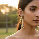 Load image into Gallery viewer, Gold Teardrop Earrings with Diamonds for Women | Fine Jewelry