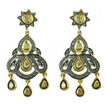 Load image into Gallery viewer, gold plating Teardrop Chandelier Earrings for Women | Dangle Earrings