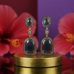 Load image into Gallery viewer, Sapphire & Diamond Drop Earrings for Women | Statement Jewelry