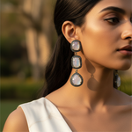Load image into Gallery viewer, Moonstone Drop Earrings in Silver | For Women | Gift