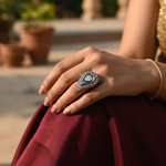 Load image into Gallery viewer, Gold Ring with Diamond Teardrop for Women | Gift Jewelry