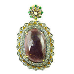 Load image into Gallery viewer, Sapphire & Diamond Pendant Necklace for Women | Luxury Jewelry