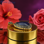 Load image into Gallery viewer, Sapphire & Diamond Pendant for Women | Vintage Style Jewelry