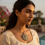 Load image into Gallery viewer, Antique Diamond Pendant | Fine Jewelry for Women | Art Palace