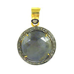 Load image into Gallery viewer, Sapphire & Diamond Pendant for Women | Daily Wear Necklace