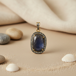 Load image into Gallery viewer, Sapphire & Diamond Pendant for Women | Fine Jewelry Gift