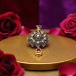 Load image into Gallery viewer, Vintage Ruby & Diamond Pendant | Floral Design | For Women
