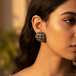 Load image into Gallery viewer, Silver Ruby & Emerald Gemstone Beads for Jewelry | Unique Gifts