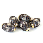 Load image into Gallery viewer, Oxidized Silver Diamond Beads for Jewelry Making