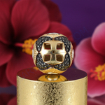 Load image into Gallery viewer, gold plating & Black Stone Orb Pendant | Fashion Jewelry Gift