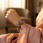 Load image into Gallery viewer, Silver Ruby & Onyx Bead Jewelry for Women | Luxury Gift