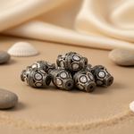 将图像加载到图库查看器中, Silver Beads with Diamonds | Handmade Jewelry for Women