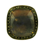 Load image into Gallery viewer, Sapphire & Diamond Ring for Women | Square Cut Halo Ring