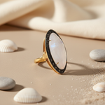 将图像加载到图库查看器中, gold plating Opal Ring for Women | Opal Stone Ring | Gift