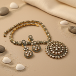 Load image into Gallery viewer, gold plating Kundan Necklace Set | Indian Bridal Jewelry for Women