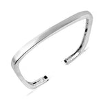 Load image into Gallery viewer, Silver Square Cuff Bracelet for Women | Minimalist Jewelry