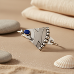 Load image into Gallery viewer, 925 Silver Lapis Lazuli Hair Accessory | Women's Elegant Jewelry