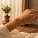 Load image into Gallery viewer, Silver Coral Bracelet for Women | Silver Jewelry Gift