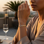 将图像加载到图库查看器中, 女士金钻网球手链 | 结婚礼物