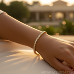 Load image into Gallery viewer, gold plating Diamond Tennis Bracelet for Women | Wedding Gift