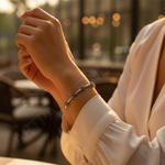 将图像加载到图库查看器中, 银蓝色宝石手链(女士款)| 时尚首饰