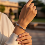 Load image into Gallery viewer, Silver Blue Gemstone Bracelet for Women | Fashion Jewelry