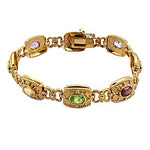 Load image into Gallery viewer, gold plating Gemstone Bracelet for Women | Luxury Jewelry