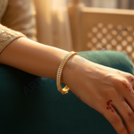 将图像加载到图库查看器中, 女士金色水晶手链 | 派对佩戴 | 礼物