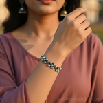 Load image into Gallery viewer, Pulsera de plata con circonitas cúbicas para mujer | Joyería de fiesta