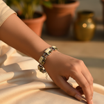 Load image into Gallery viewer, 925 Silver Bracelet with Yellow Gemstones for Women