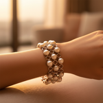Load image into Gallery viewer, Silver Pearl Bracelet for Women | Elegant Jewelry Gift
