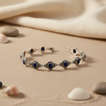 Load image into Gallery viewer, 925 Silver Blue Stone Bracelet for Women | Silver Jewelry