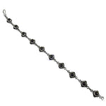 Load image into Gallery viewer, 925 Silver Black Gemstone Bracelet for Women | Daily Wear