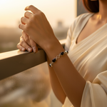 将图像加载到图库查看器中, 925 Silver Onyx Stone Bracelet for Women | Classic Jewelry