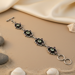 将图像加载到图库查看器中, 925 Silver Gemstone Bracelet for Women | Silver Jewelry Gift