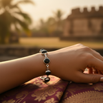 Load image into Gallery viewer, 925 Silver Black Onyx Bracelet for Women | Statement Jewelry