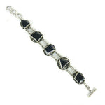 Load image into Gallery viewer, 925 Silver Onyx Stone Bracelet for Women | Daily Wear Gift