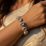 Load image into Gallery viewer, Clear Quartz Gemstone Bracelet | 925 Silver | Women's Jewelry