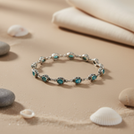 将图像加载到图库查看器中, 925 Silver Aquamarine Bracelet for Women | Gemstone Jewelry