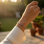 Load image into Gallery viewer, Silver Bracelet for Women | Stone Chain Bracelet | Daily Wear