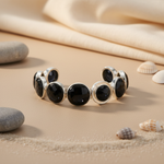 Load image into Gallery viewer, 925 Silver Onyx Bracelet for Women | Statement Jewelry