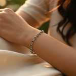 Load image into Gallery viewer, 925 Silver Black Onyx Bracelet for Women | Daily Wear Jewelry