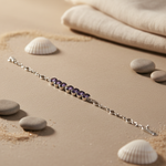 Load image into Gallery viewer, 925 Silver Amethyst Bracelet for Women | Gemstone Jewelry