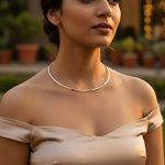 Load image into Gallery viewer, Silver Collar Necklace for Women | Minimalist Jewelry