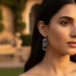 Load image into Gallery viewer, 925 Silver Amethyst Drop Earrings for Women | Gemstone Jewelry