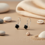 Load image into Gallery viewer, 925 Silver Black Onyx Earrings | Gemstone Jewelry for Women